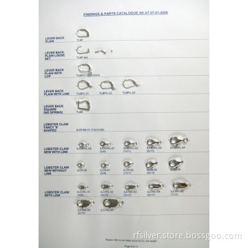 925 sterling silver findings-lobster claw clasp  /manufacturer, supplier , export